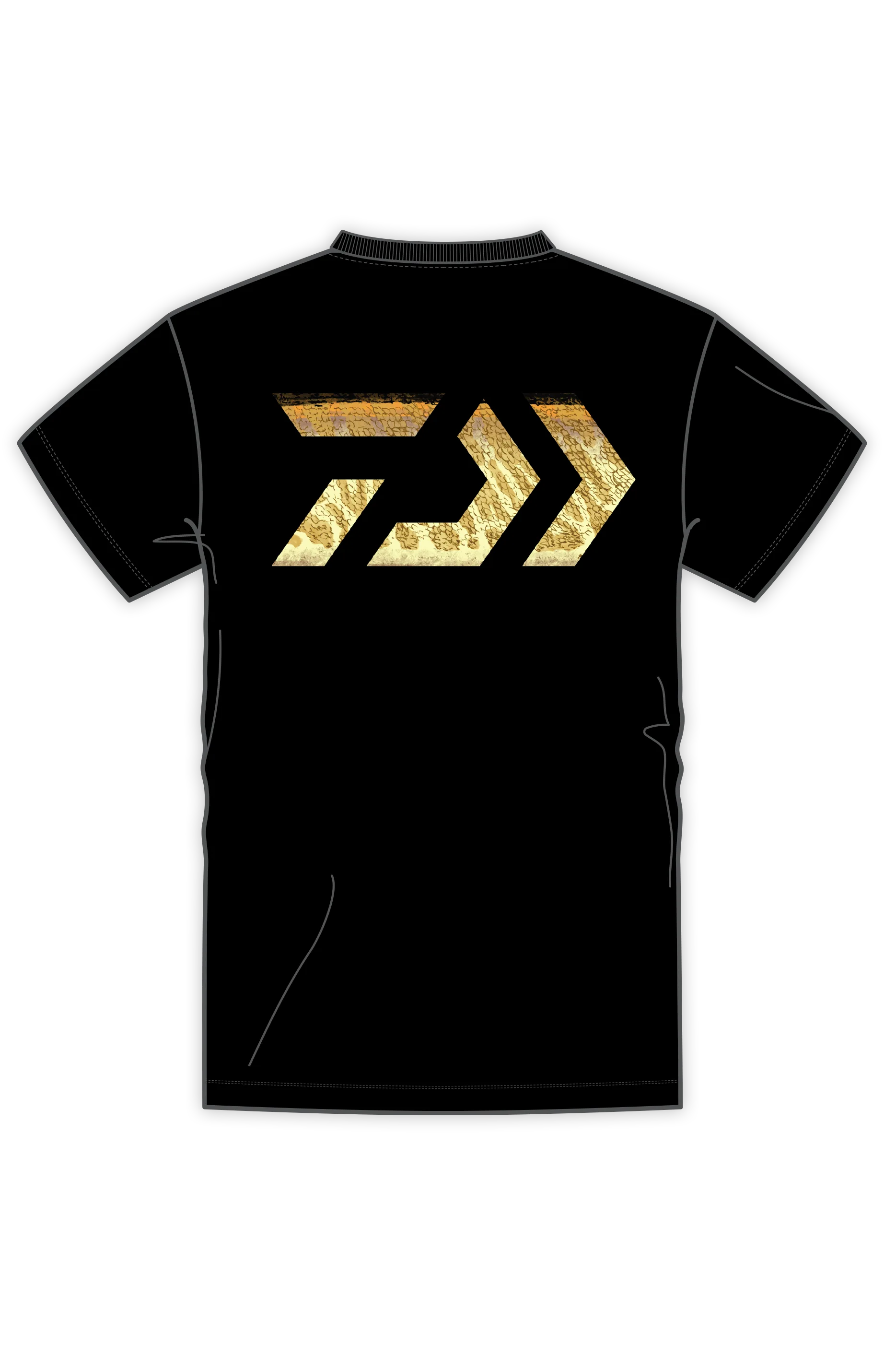 D-Vec Musky Pattern Logo T-Shirt - Image 2