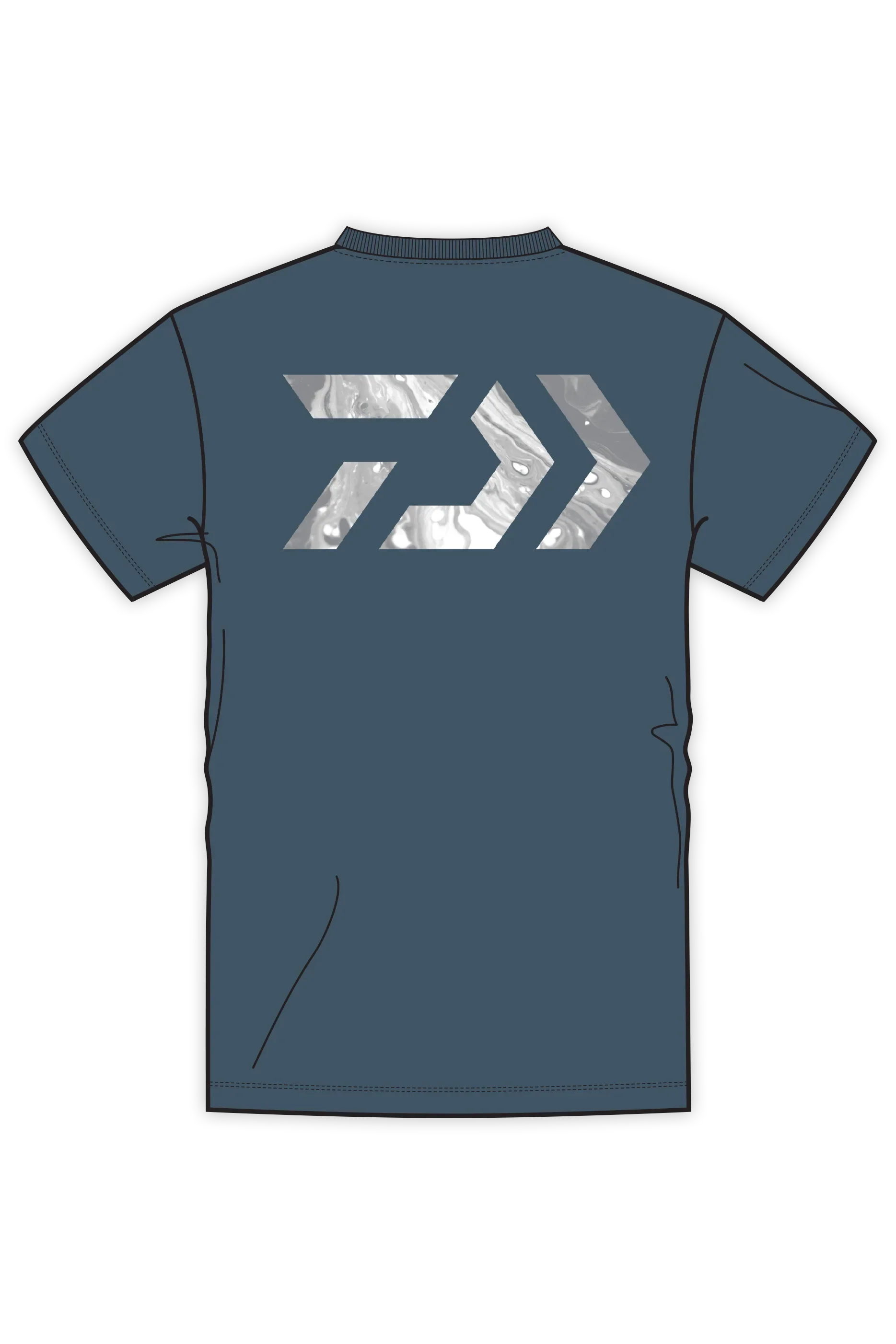 D-Vec Snow Camo Logo T-Shirt - Image 2