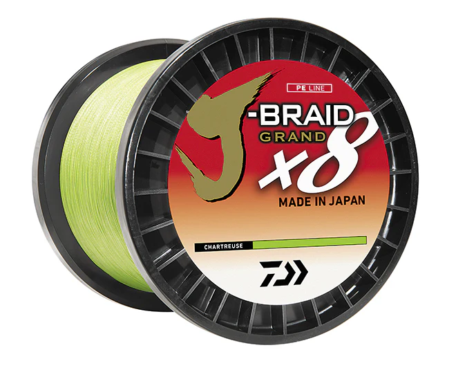 J-BRAID x8 GRAND BRAIDED LINE - CHARTREUSE - Image 3